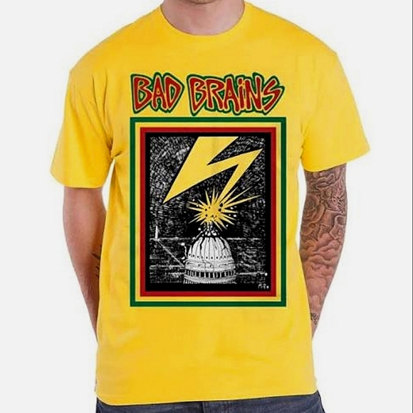 Bad Brains Capitol Strike Yellow Shirt - Picture 2 of 2